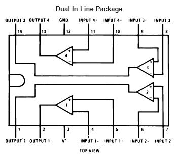 LM339 Quad Voltage Comparator IC | NightFire Electronics LLC